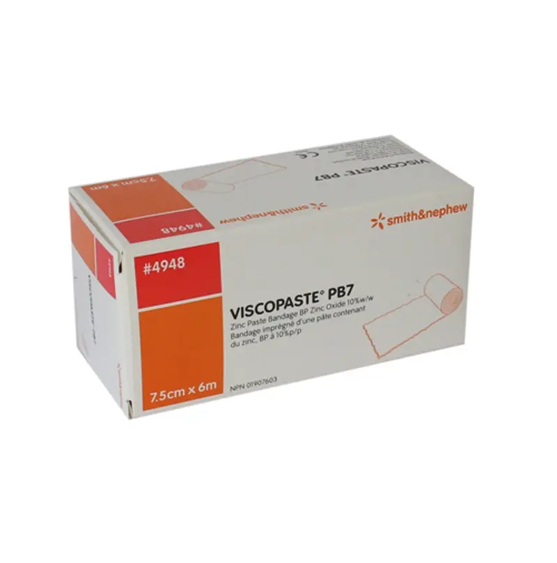 VISCOPASTE® PB7 Zinc Paste Bandage – 7.5cm × 6m
