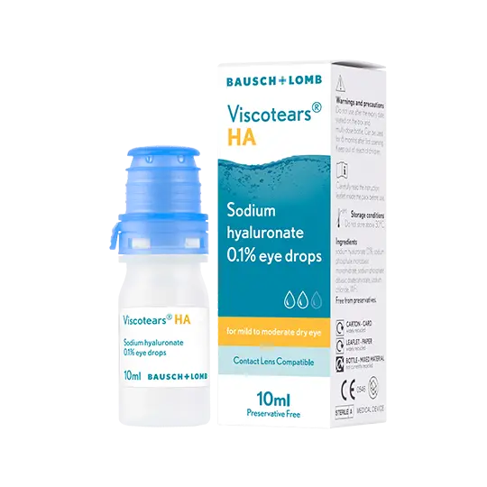 Viscotears HA eye drops 10ml (A)