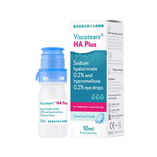 Viscotears HA Plus 10ml