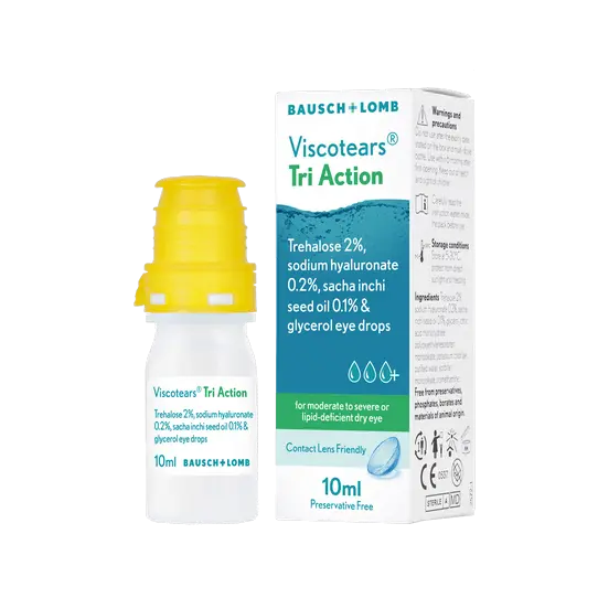 Viscotears Tri Action eye drops 10ml (A)