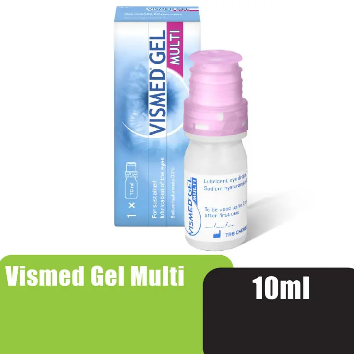 Vismed Gel Multi Sodium Hyaluronate 0.3% Eye Drops - 10ml