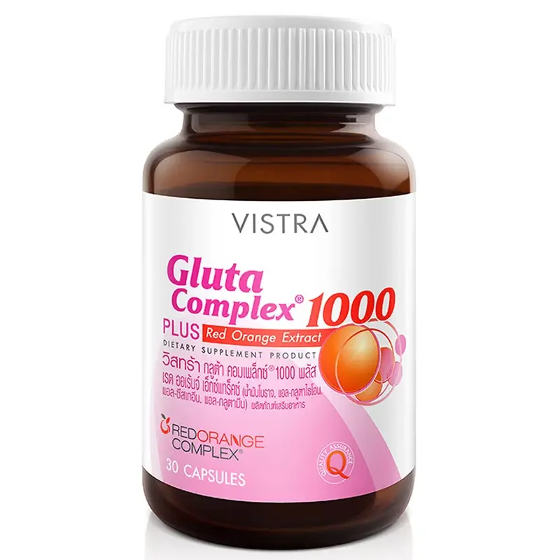 Vistra - Gluta Complex 1000 Plus Red Orange Extract (30 capsules)