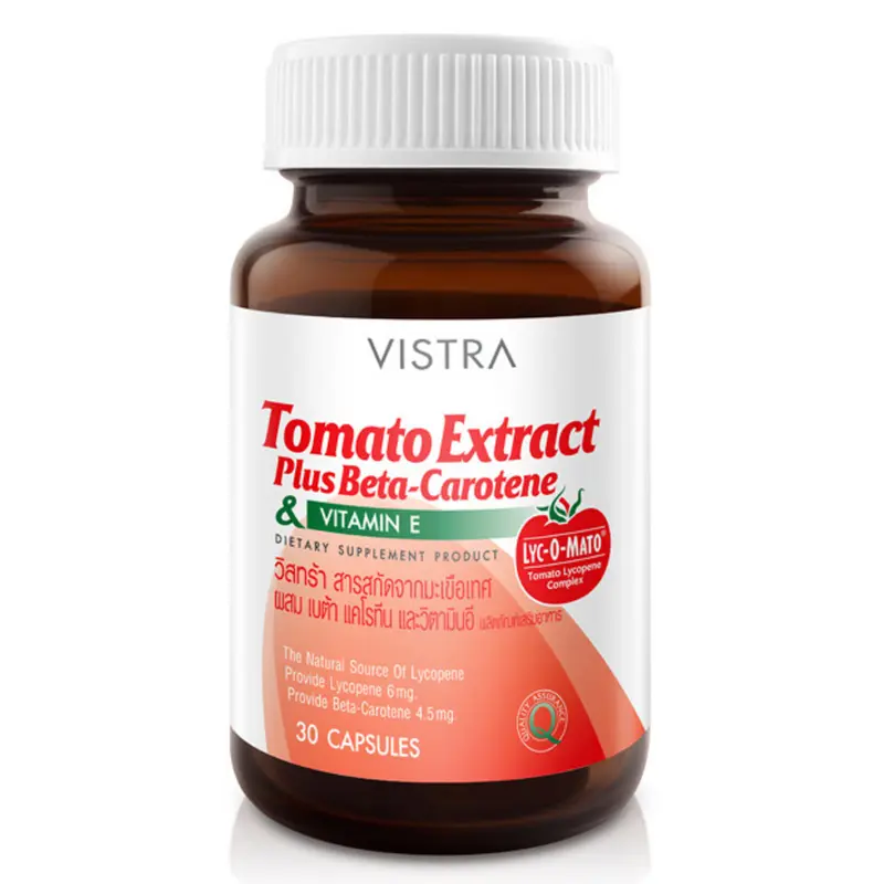 Vistra - Tomato Extract Plus Beta-Carotene & Vitamin E (30 capsules)