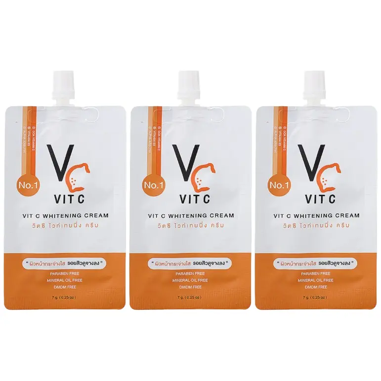 VIT C - Whitening Cream 7g. (Pack of 3)
