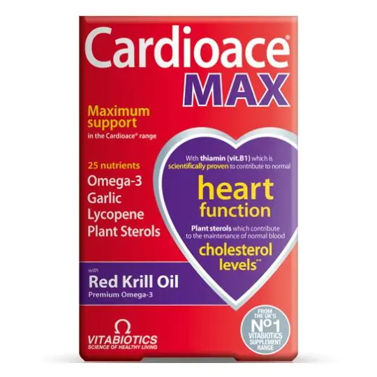 Vitabiotics Cardioace Max Capsules - 84 Capsules