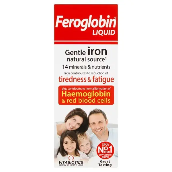 Vitabiotics Feroglobin B12 Iron Supplement Liquid - 200ml
