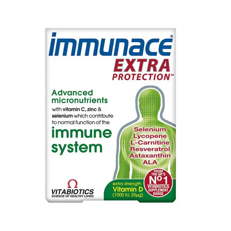 Vitabiotics Immunace Extra Protection 30 Tablets