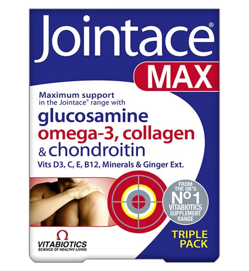 Vitabiotics Jointace Max glucodroitin Omega3 collagen& chondroitin-84 Tabs/Caps