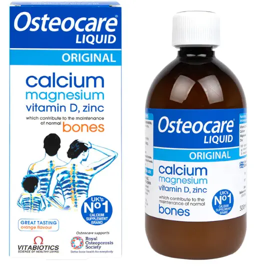 Vitabiotics Osteocare Liquid Calcium, Magnesium, Vitamin D3 & Zinc – 200ml
