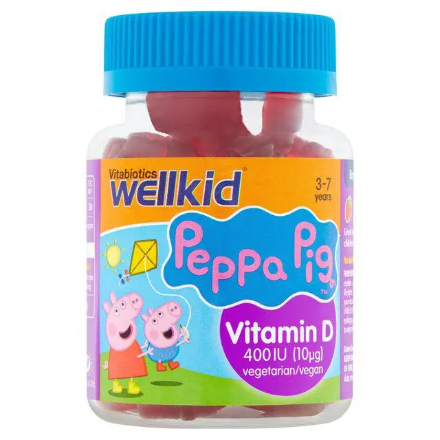 Vitabiotics Peppa Pig Vitamin D Soft Jellies, 400 IU (N)