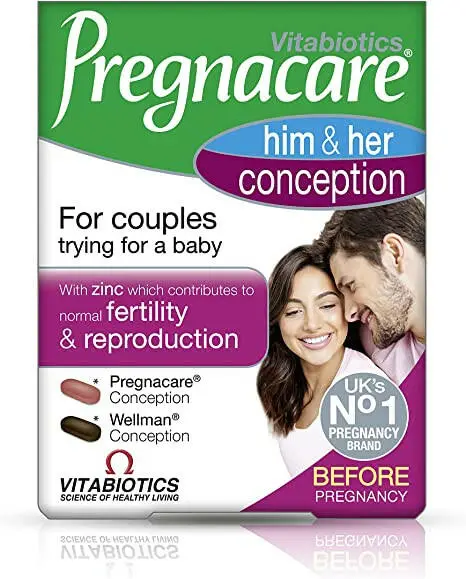 Vitabiotics Pregnacare Him and Her Conception - 60 Tablets