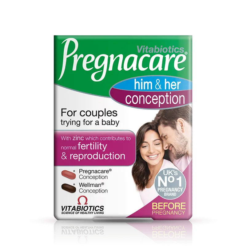 Vitabiotics Pregnacare Him & Her Conception 60 Tablets
