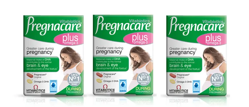 Vitabiotics Pregnacare Plus Tablets with Omega 3 Triple Pack