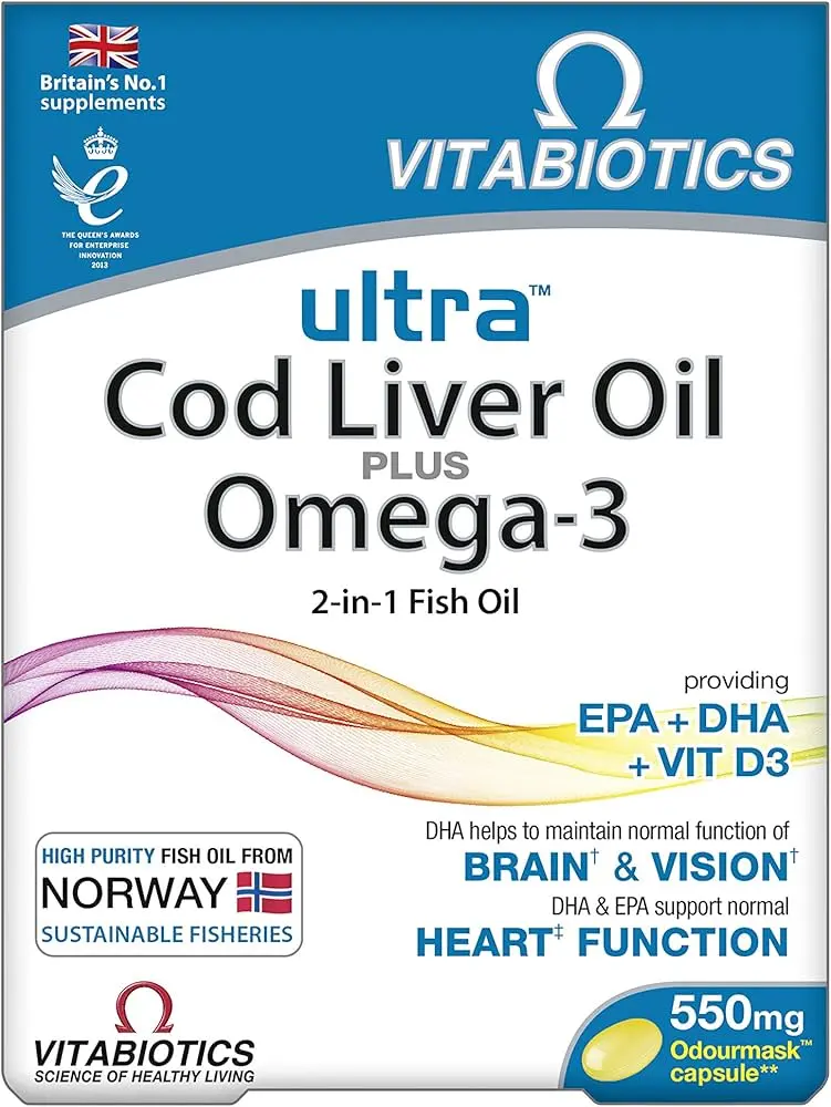 Vitabiotics Ultra Cod Liver Oil Plus Omega-3