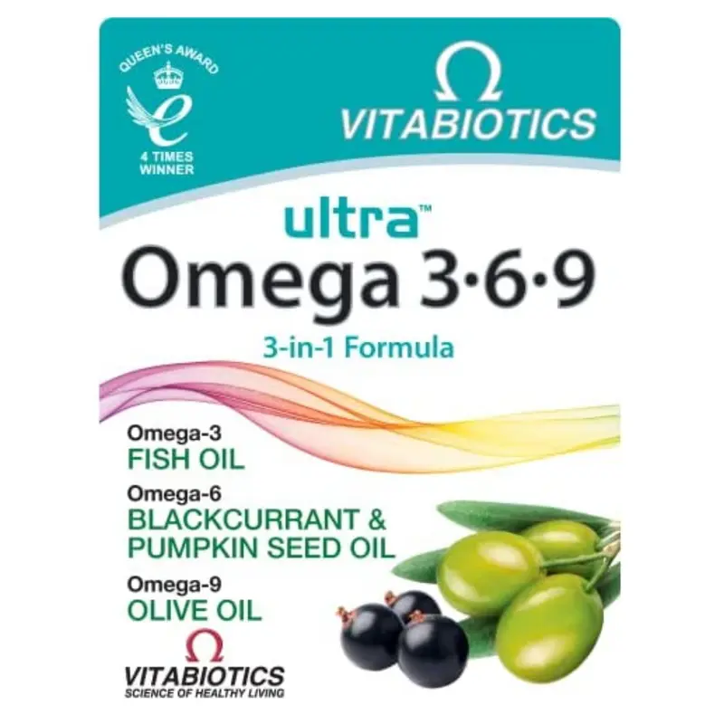 Vitabiotics Ultra Omega 3 6 9 60 Capsules