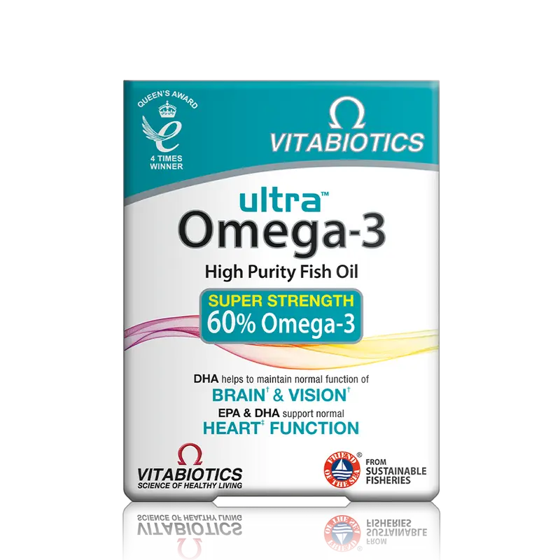 Vitabiotics Ultra Omega-3 Capsules, Pack of 60 (N)