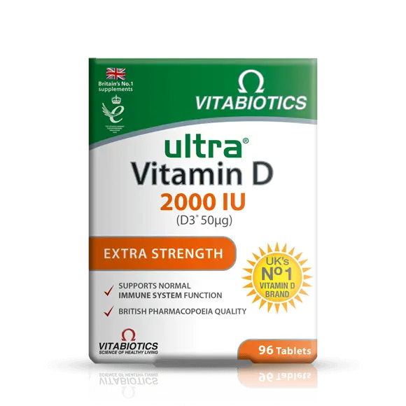 Vitabiotics Ultra Vitamin D3 2000IU - 96 Tablets
