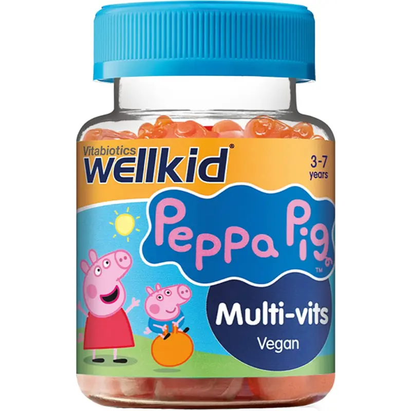 Vitabiotics Wellkid Peppa Pig Multi-Vitamin Strawberry Flavour 30 Jellies