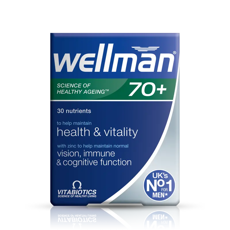Vitabiotics Wellman 70+ – 30 Tablets