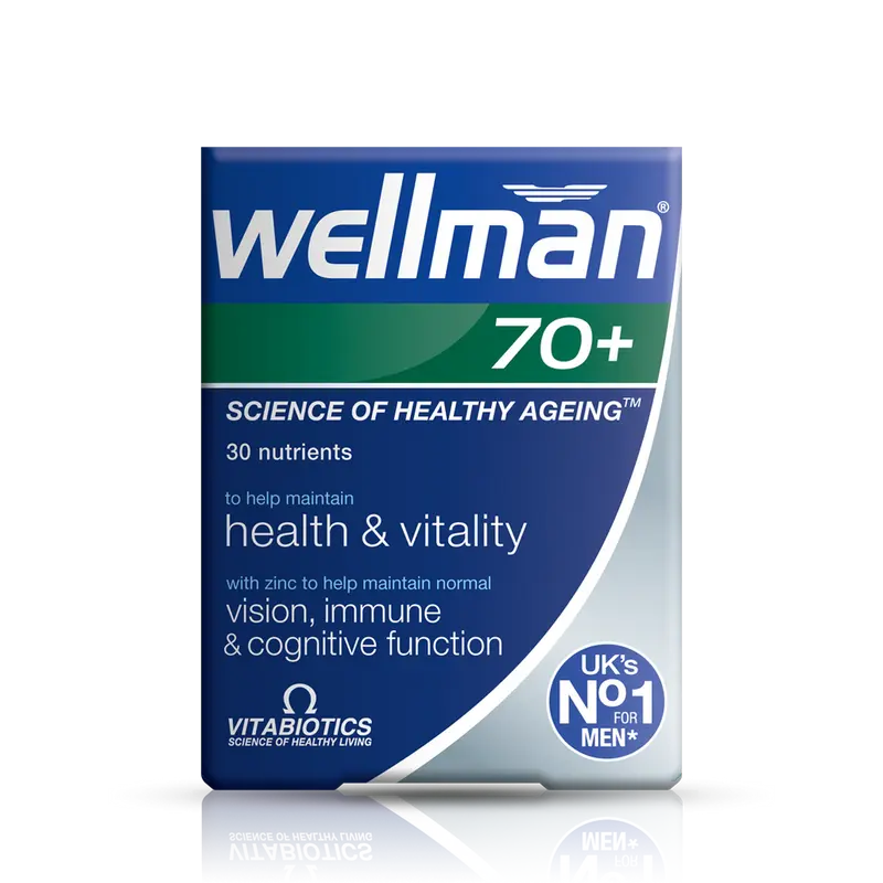 Vitabiotics Wellman 70+ Tablets 30