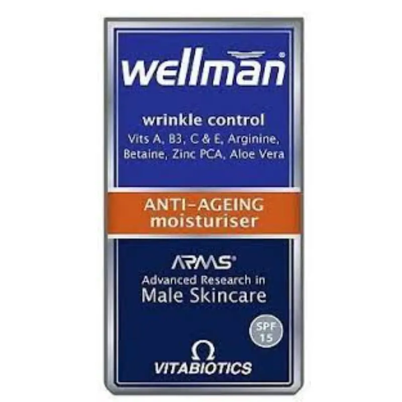 Vitabiotics Wellman Anti-Ageing Moisturiser - 50 ml