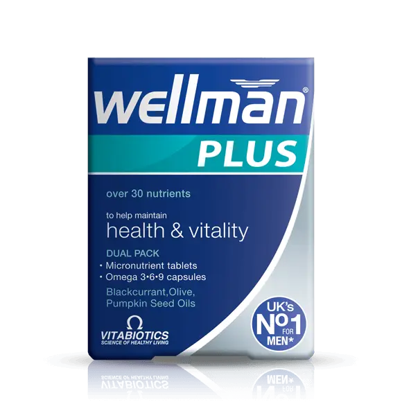 Vitabiotics Wellman Plus Omega 3-6-9
