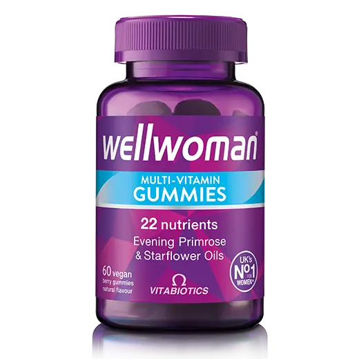 Vitabiotics Wellwoman Multivitamin Gummies – 60 Vegan Berry Gummies