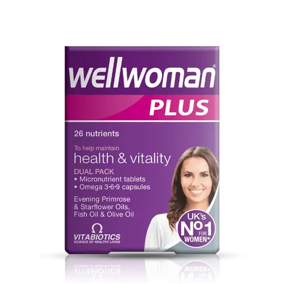 Vitabiotics Wellwoman Plus Omega 3-6-9