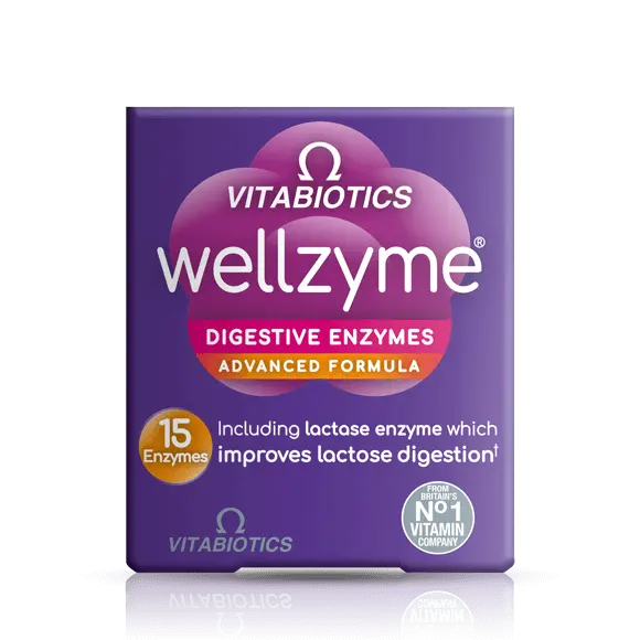 Vitabiotics Wellzyme Digestive Enzymes Advanced