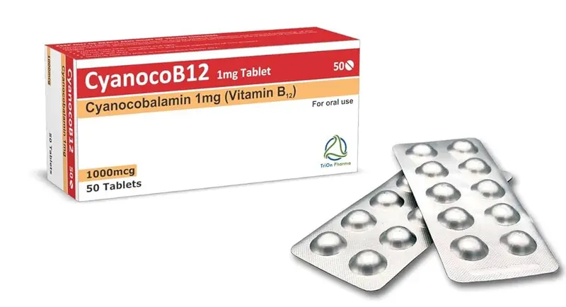 Vitamin B12 Cyanocobalamin High Strength 1mg 28 Tablets