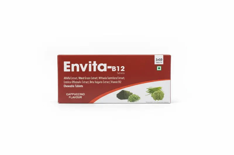 Vitamin B12 with Herbal Extracts for Energy & Daily Vitality (10 Tablets)