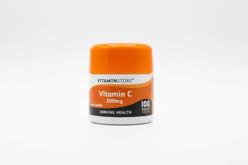 Vitamin C 200mg Immune Health Support – 100 Tablets – One-A-Day