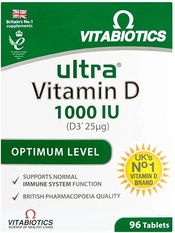 Vitamin D-enhanced version-96 Tablets 1000iu