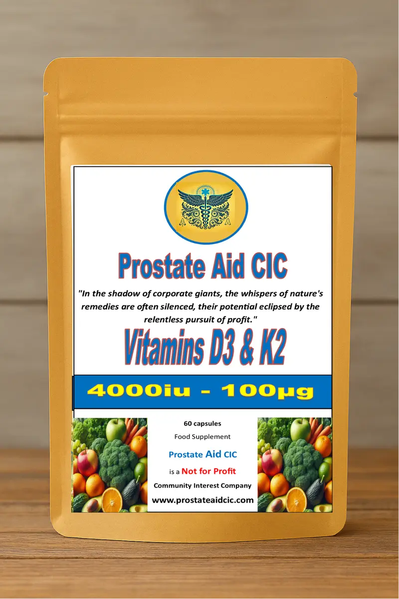 Vitamin D3 4000 IU & K2 100µg | High Strength Supplement | 60 Capsules UK