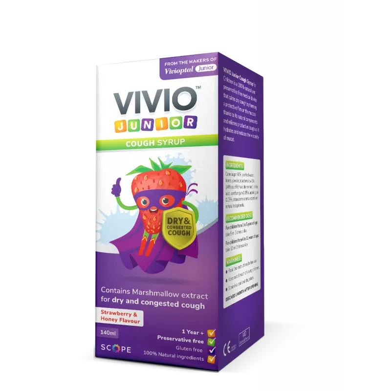 VIVIO Junior Cough Syrup - 140ml (A)