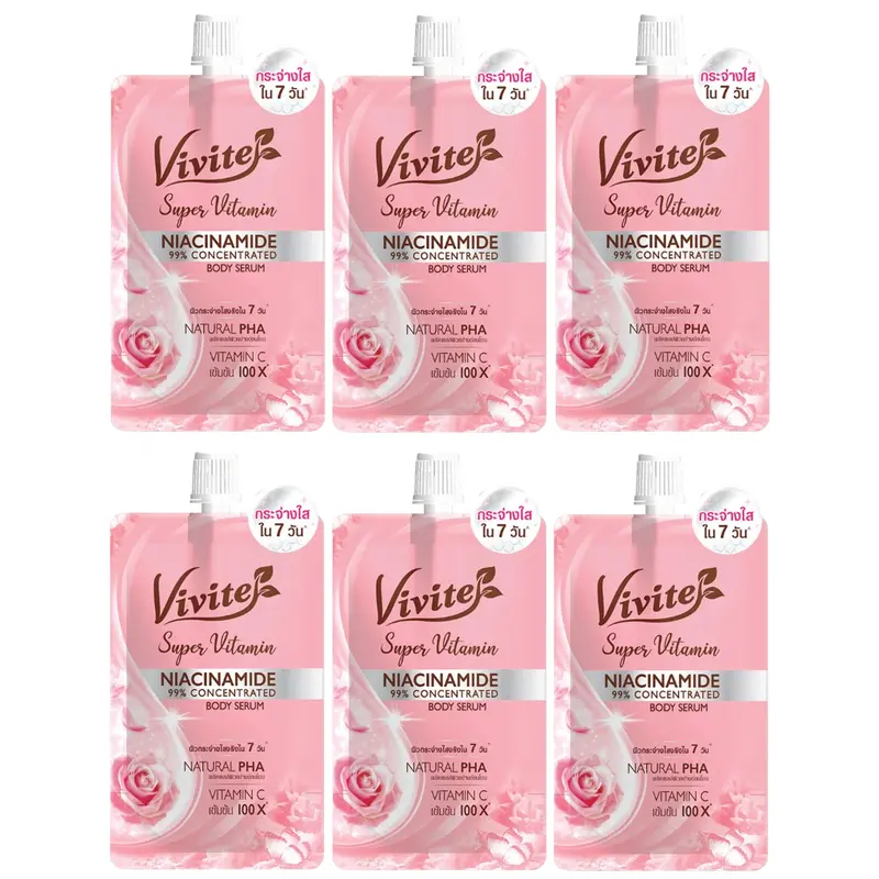 Vivite - Super Vitamin Body Serum 30ml. (Pack of 6)