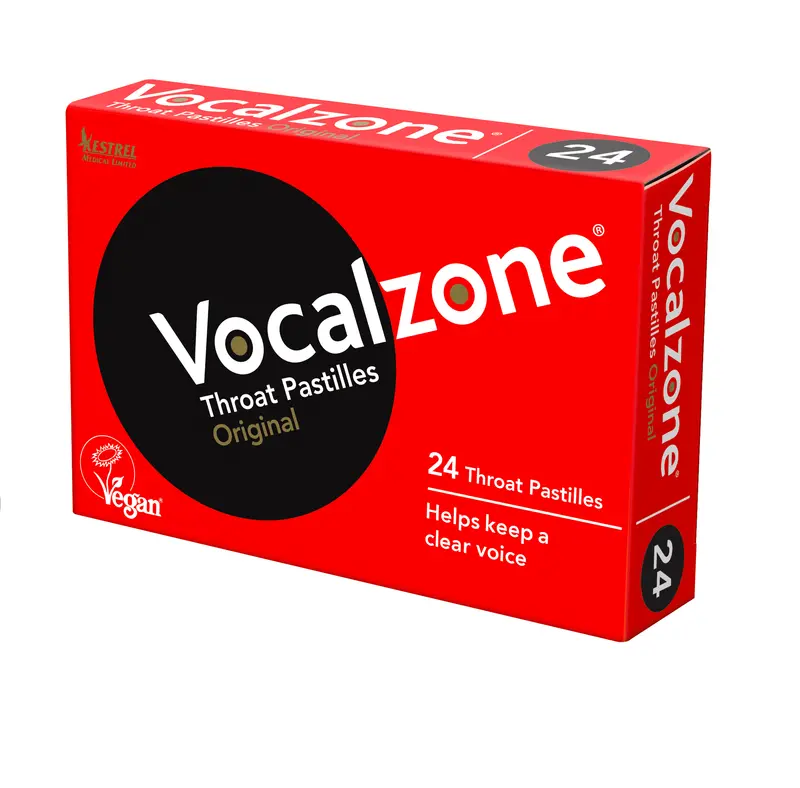 Vocalzone Throat Pastilles Original – 24 Pastilles