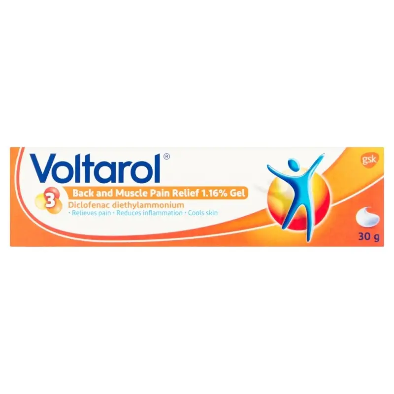 Voltarol Back and Muscle Pain Relief 1.16% Gel