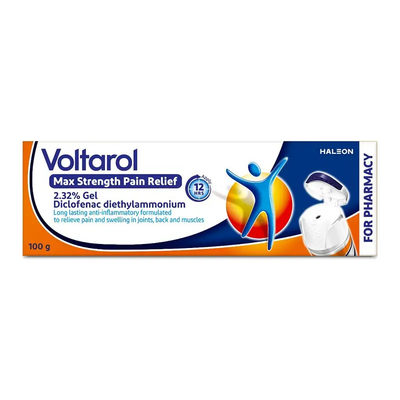 Voltarol Max Strength 12 Hour Pain Relief 2.32% Gel 100g