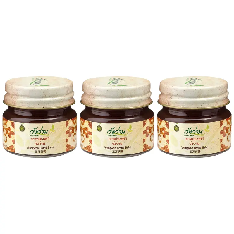 Wangwan Brand - Plai Oil Balm 30g. (Pack of 3)