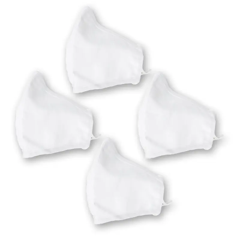 Washable White Face Covering