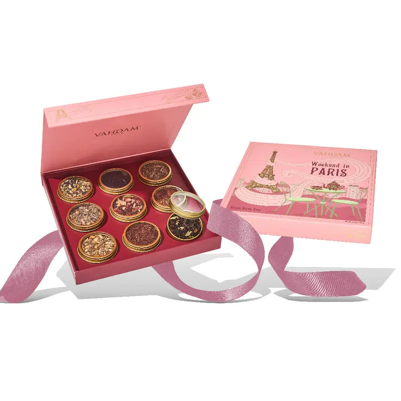 Weekend in Paris, Tea Gift, Set of 9