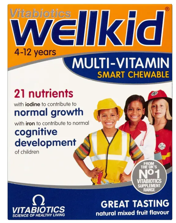 WELKID Multivitamin 4-12years 30 chewable Tablets