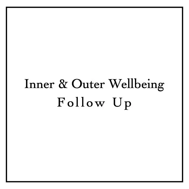 Wellbeing Consultation (Follow Up)