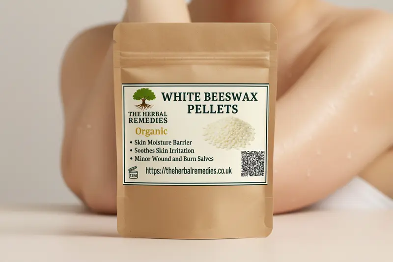 White Beeswax Pellets | Natural Cosmetic Grade Wax for Skincare & Candle Making