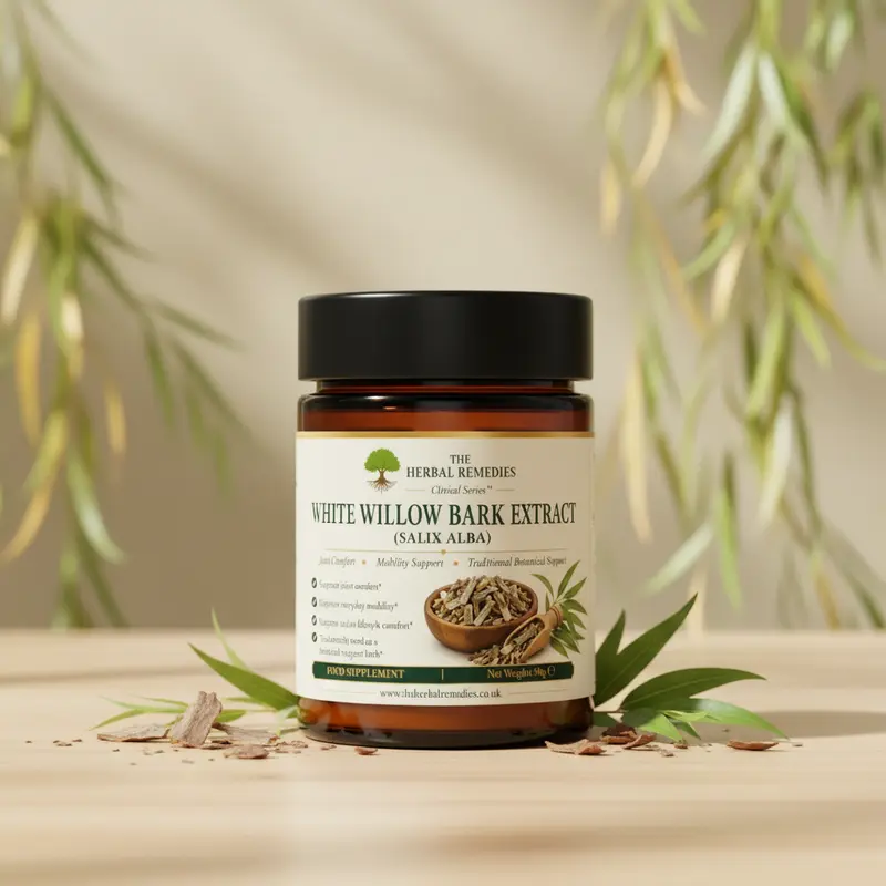 White Willow Bark Extract | Salix alba |natural source of salicin, Joint & Mobility Support