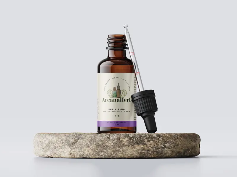 White Willow Tincture. Salix Alba. 1