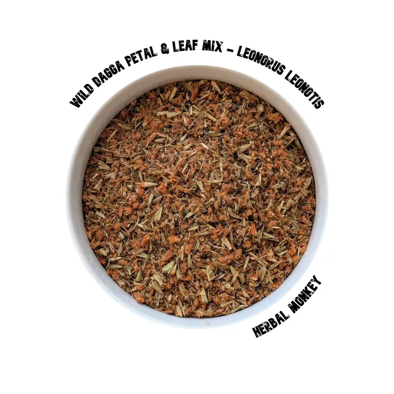 Wild Dagga Flower Petal & Leaf Mix  | Leonotis Leonurus