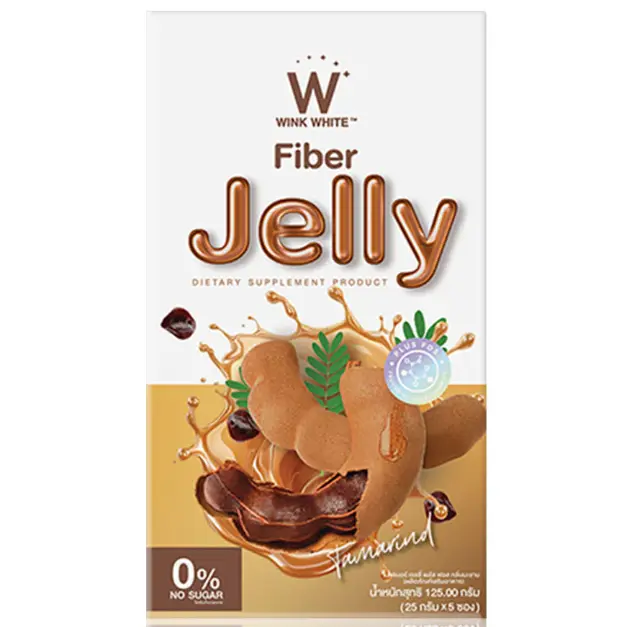 WinkWhite - Fiber Jelly Tamarind 25g. (5 Sachets)