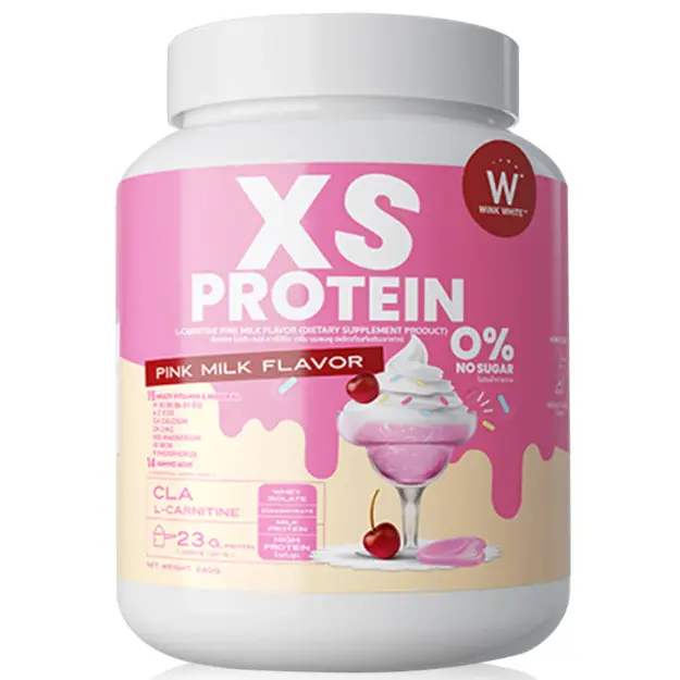 WinkWhite - XS Protein Pink Milk Flavor 240g.